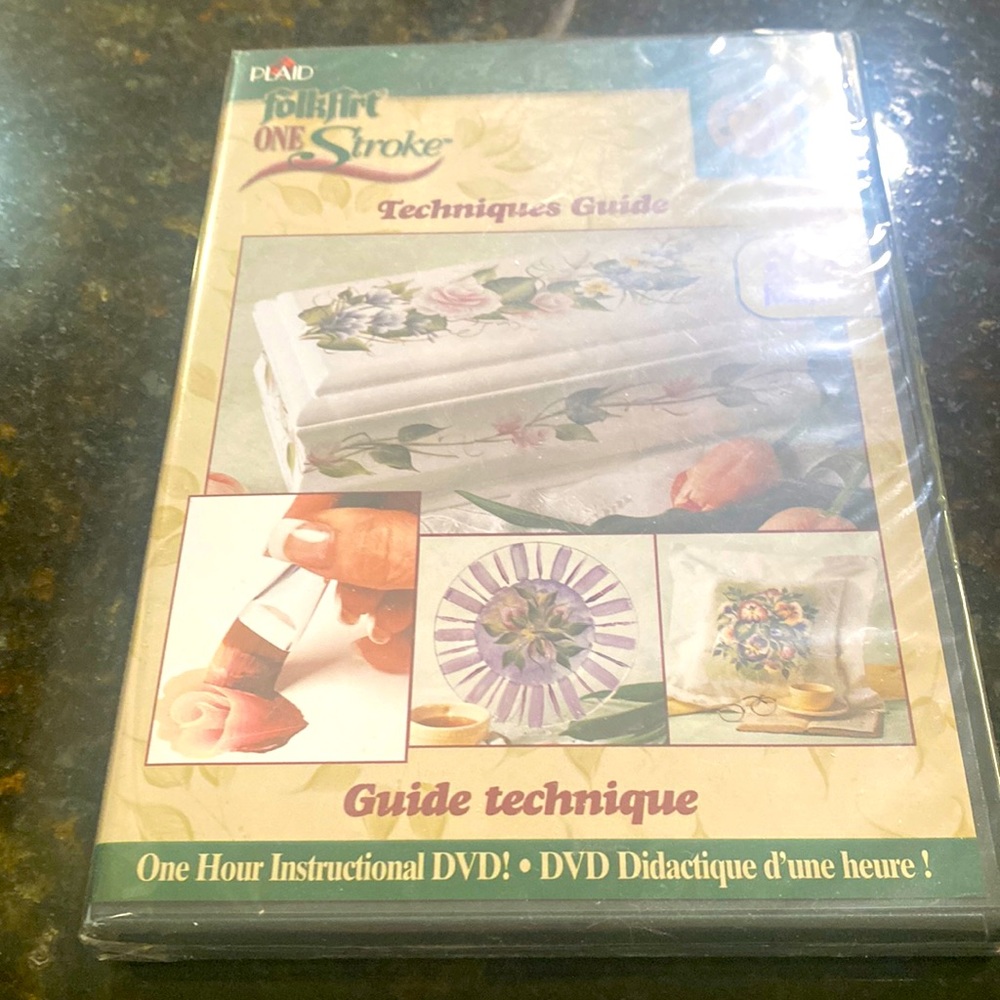 Plaid Folkart One Stroke Techniques Guide DVD